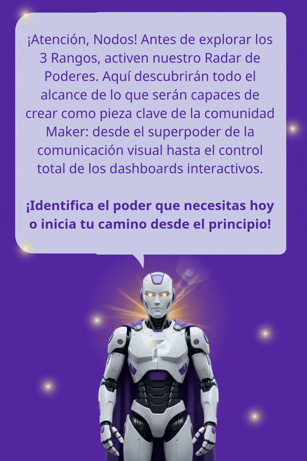 robot hablando uno